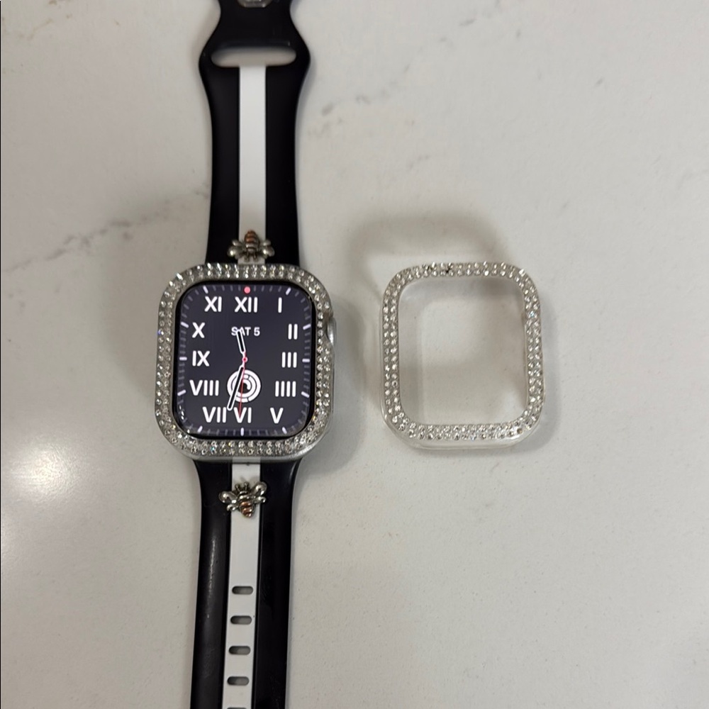 Stylish crystal bezel for Apple Watch 40mm Watch